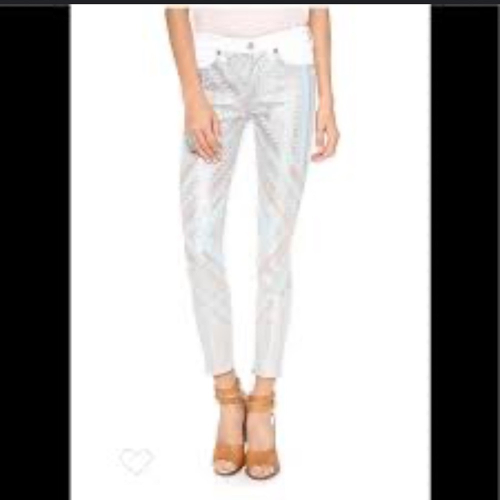 Nwt Seven For All Mankind X
Mahlia kent Jeans white embroidered woven $400 fall